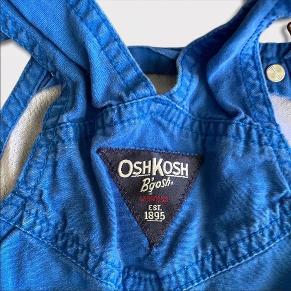 OSHKOSH | Blue Baby Boy Overalls 18 months - Picture 3 of 5